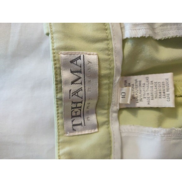 Tehama Nancy Haley Shorts Size 10 Light Green - Picture 4 of 8